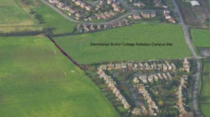 Demolished Burton College Rolleston Campus Site