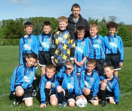 Under 9's Rolleston Football team